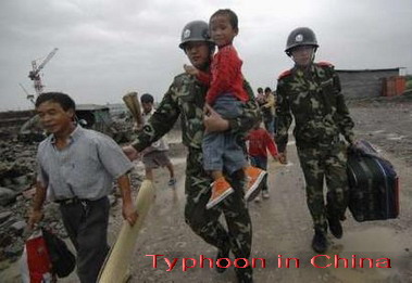 Typhoon in China