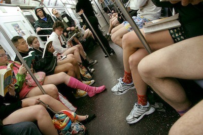 No pants subway ride in New York City