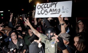 Occupy protesters in LA, Philadelphia