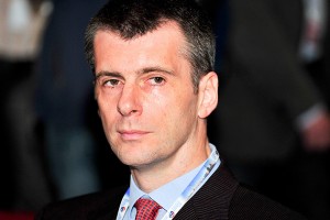 Mikhail Prokhorov against Vladimir Putin