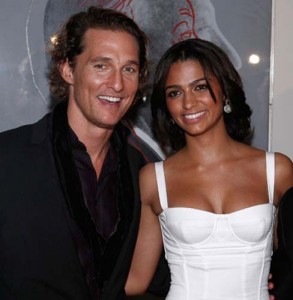 Matthew McConaughey engaged with Camila Alves