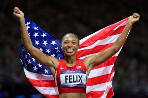 Allyson Felix wins Olympic 200 metres for USA