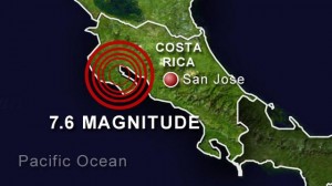 Powerful 7.6 Costa Rica earthquake